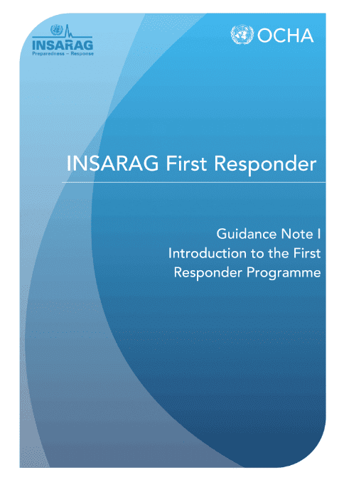 First Responder courses Guidance Notes