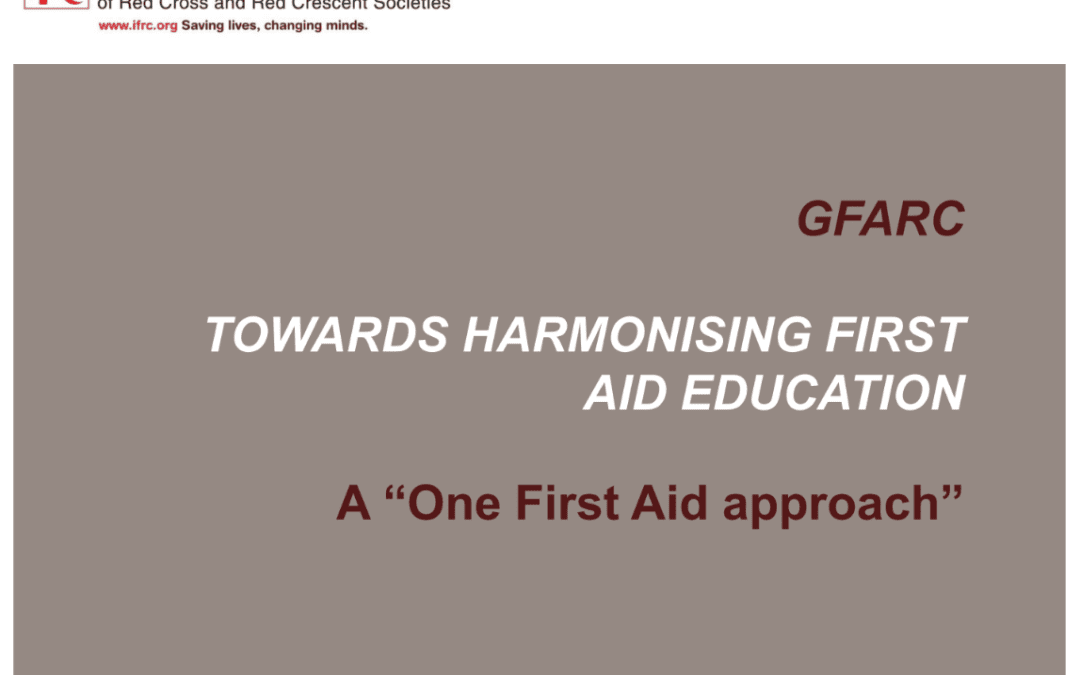 Harmonising First Aid Education