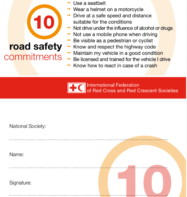 Road Safety Commitment Card