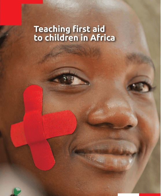 Teaching first aid to children in Africa