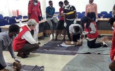 Burundi Red Cross obtaining the International First Aid Attestation