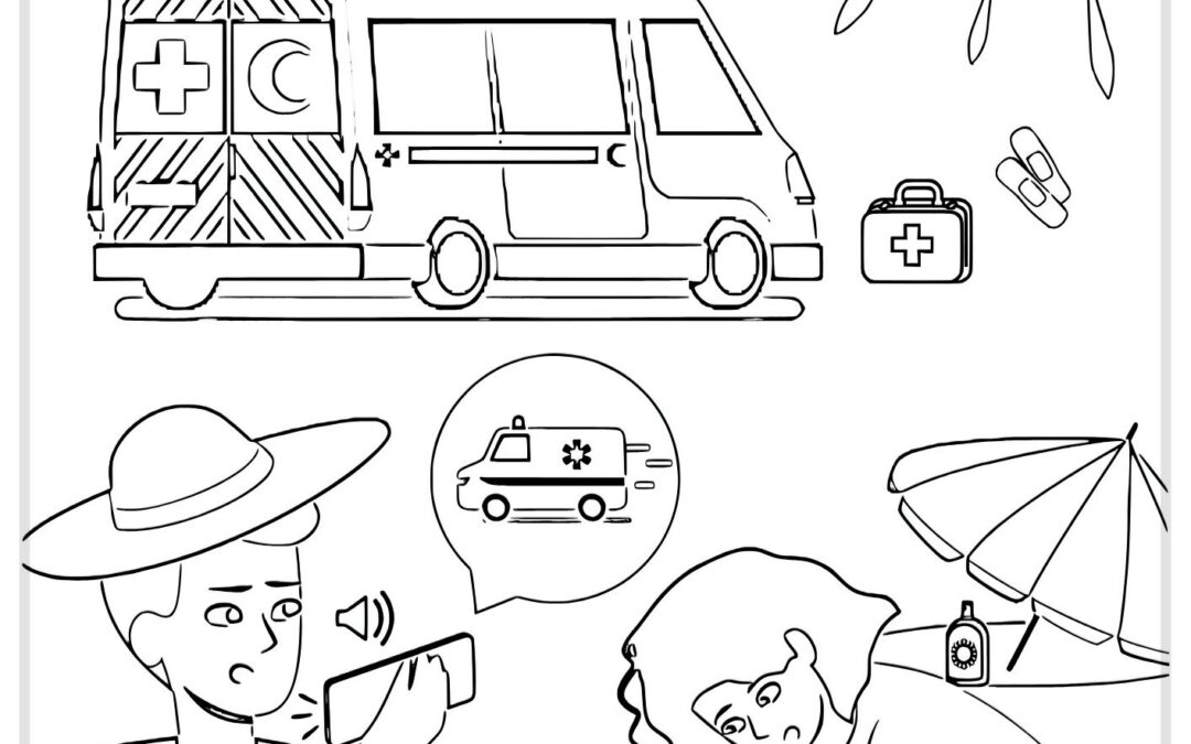 First Aid & Climate Change Coloring Pages