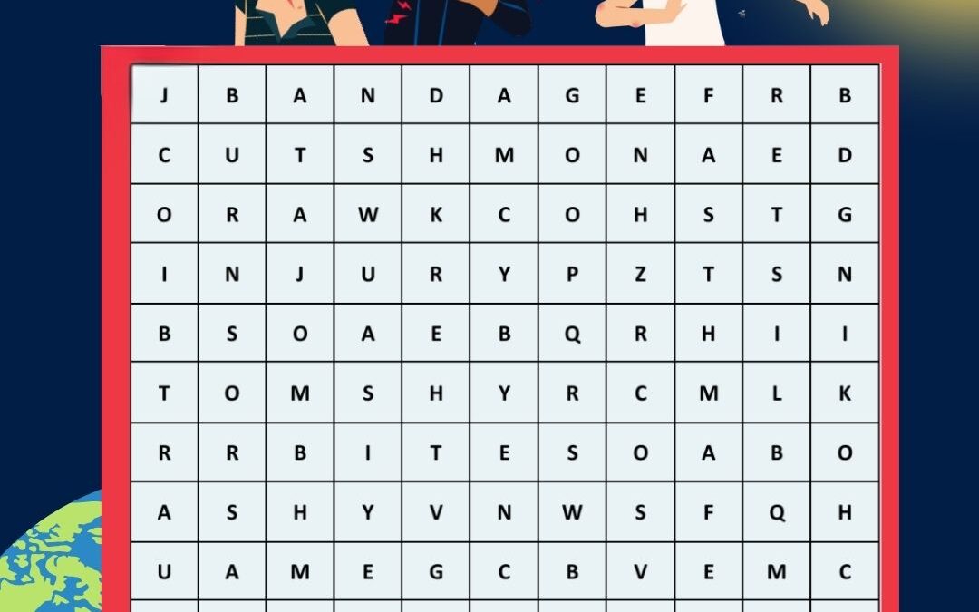 First Aid Word Search Game